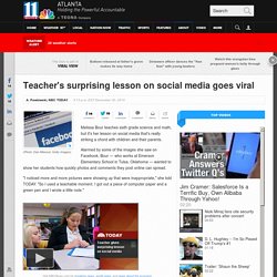 Social Media's Unexpected Ability to Connect Highlighted by Teacher