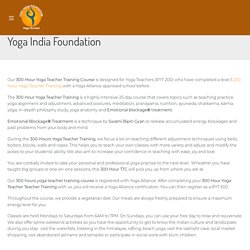 300 Hours Yoga Teacher Training India, Yoga TTC India, Yoga India Foundation