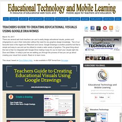 Teachers Guide to Creating Educational Visuals Using Google Drawings