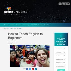 Guide for New ESL Teachers: How to Teach English to Beginners