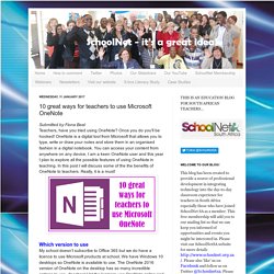 10 great ways for teachers to use Microsoft OneNote