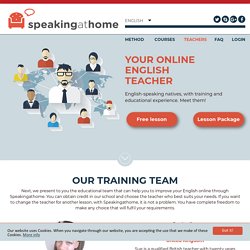 English Teachers via Skype, Native English Teachers - SpeakingAtHome