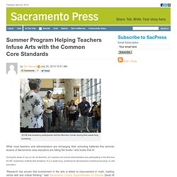 Summer Program Helping Teachers Infuse Arts with the Common Core Standards