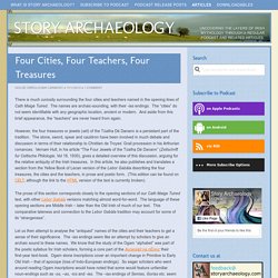 Four Cities, Four Teachers, Four Treasures