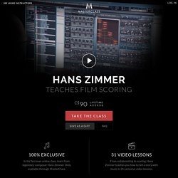 Hans Zimmer Teaches Film Scoring