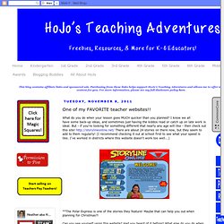 One of my FAVORITE teacher websites!!