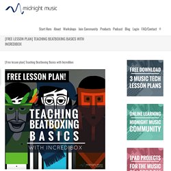 [Free lesson plan] Teaching Beatboxing Basics with Incredibox