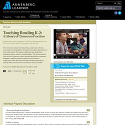 Teaching Reading K-2: A Library of Classroom Practices