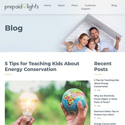 5 Tips for Teaching Kids About Energy Conservation