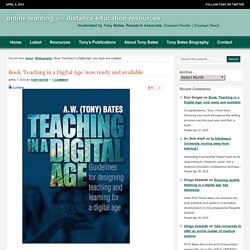 Book ‘Teaching in a Digital Age’ now ready and available