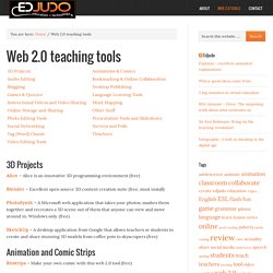 Web 2.0 teaching tools to enhance education and learning — Edjudo