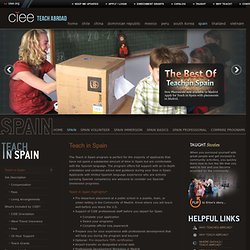 Teach in Spain : Teaching English Overseas : CIEE Teach Abroad