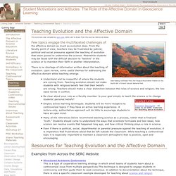 Teaching Evolution