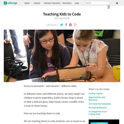 Teaching Kids to Code