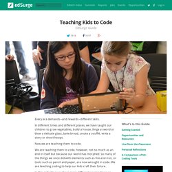 Teaching Kids to Code