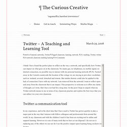 Twitter – A Teaching and Learning Tool