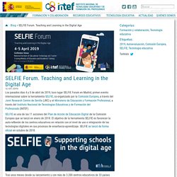 SELFIE Forum. Teaching and Learning in the Digital Age