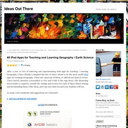 48 iPad Apps for Teaching and Learning Geography / Earth Science