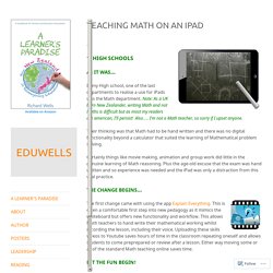 Teaching Math on an iPad – EDUWELLS