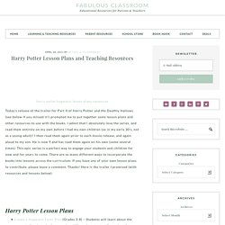 Harry Potter Lesson Plans and Teaching Resources