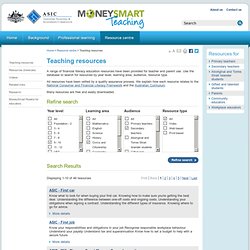 MoneySmart Teaching