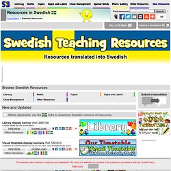 FREE Swedish Teaching Resources