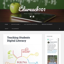 Teaching Students Digital Literacy — Edureach101