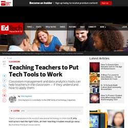 Teaching Teachers to Put Tech Tools to Work