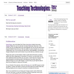 Teaching Technologies: Tips and Tools