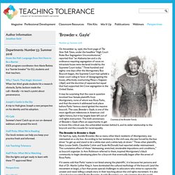 Teaching Tolerance - Diversity, Equity and Justice