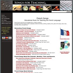 French Songs: Teaching French Vocabulary and Language Concepts in Music