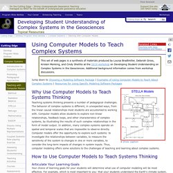 Teaching with Computer Models