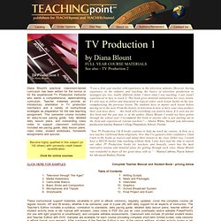 TEACHINGpoint - TV Production 1