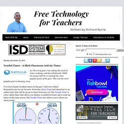 Teachit Timer - A Slick Classroom Activity Timer