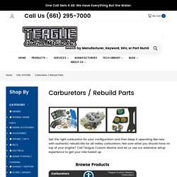 Carburetors / Rebuild Parts