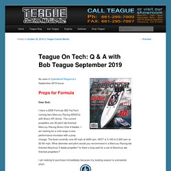 Teague On Tech: Q & A with Bob Teague September 2019