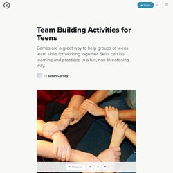 Team Building Activities for Teens