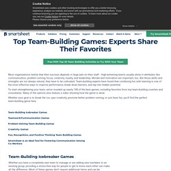 Top Team-Building Games from the Experts
