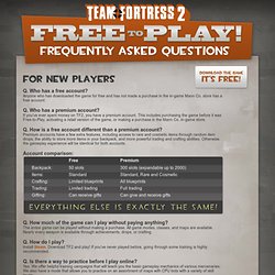 Team Fortress 2: Free-to-Play FAQ
