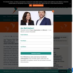 33 Tipps für Online-Meetings und Online-Workshops - Teamworks GTQ Gesellschaft für Teamentwicklung und Qualifizierung mbH