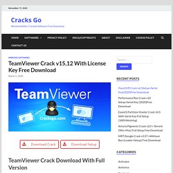 TeamViewer Crack v15,12 With License Key Free Download
