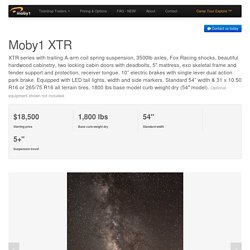 Moby1 XTR Teardrop Trailer — Moby1 Expedition Trailers LLC
