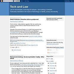Tech and Law: August 2010