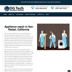 DG Tech Appliance Repair-Call-(415) 295-6557- Appliance Repair San Rafael CA