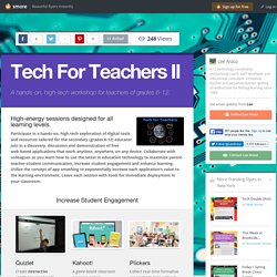 Tech For Teachers Course Description