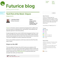 Tech Pick of the Week: Clojure