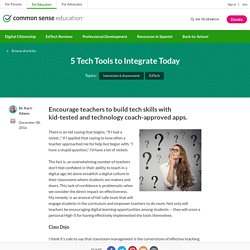 5 Tech Tools to Integrate Today