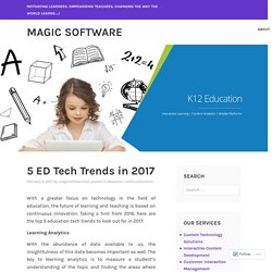 5 ED Tech Trends in 2017 – Magic Software