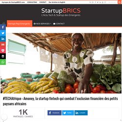 #TECHAfrique : Amoney, la startup fintech qui combat l'exclusion financière des petits paysans africains