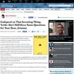 The AOL-TechCrunch Investing Controversy